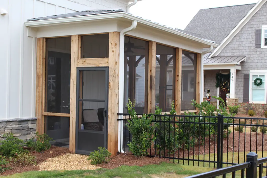 Porch Screen Installation